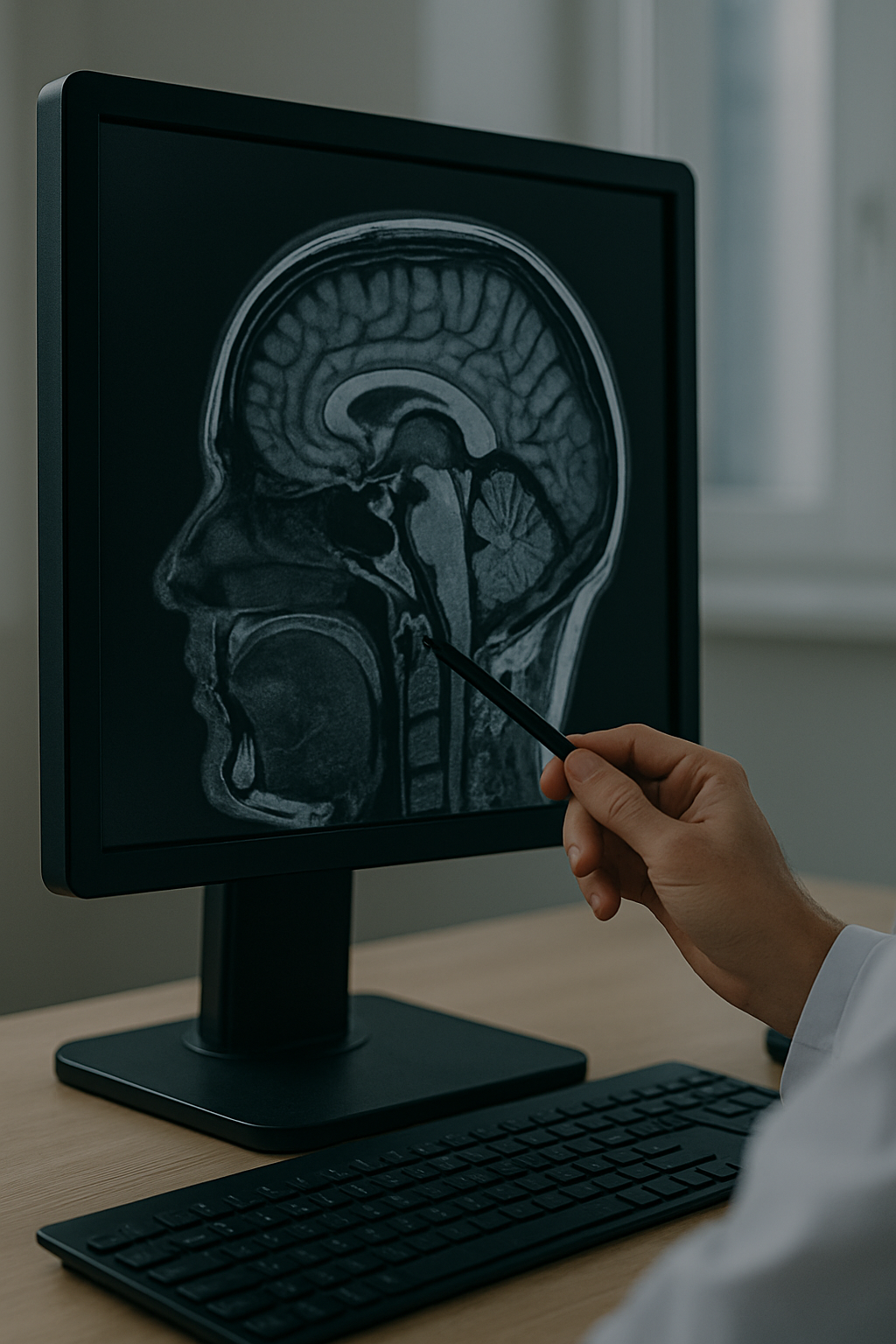 MRI scan of knee joint